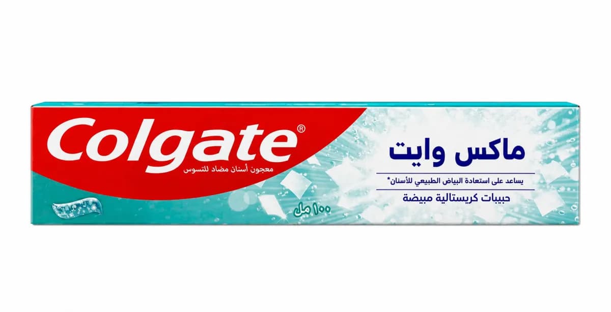 خمیر دندان سفید کننده کلگیت مدل Max White حجم 100 میل