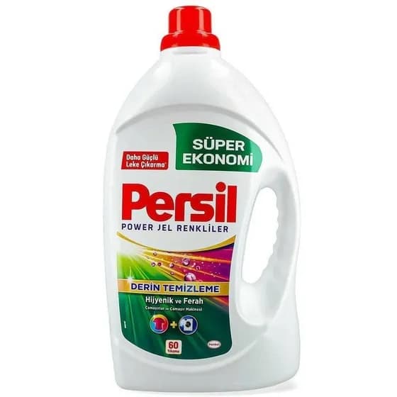 مایع لباسشویی پرسیل (Persil) مدل Power Jel مخصوص لباس‌های رنگی 3.9 لیتر